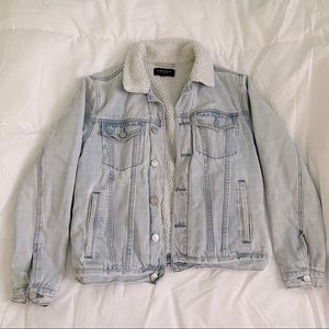 Sherpa Lined Denim Jacket